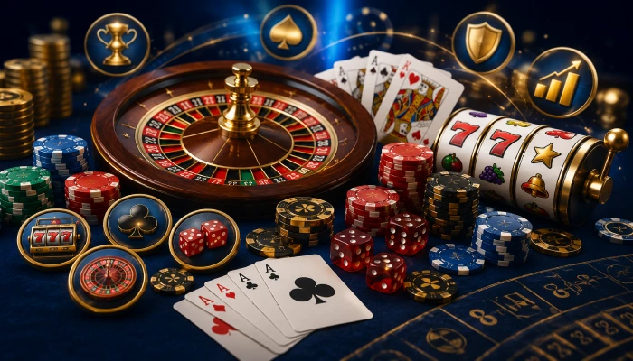 Common online casino games and terminology explained for beginners