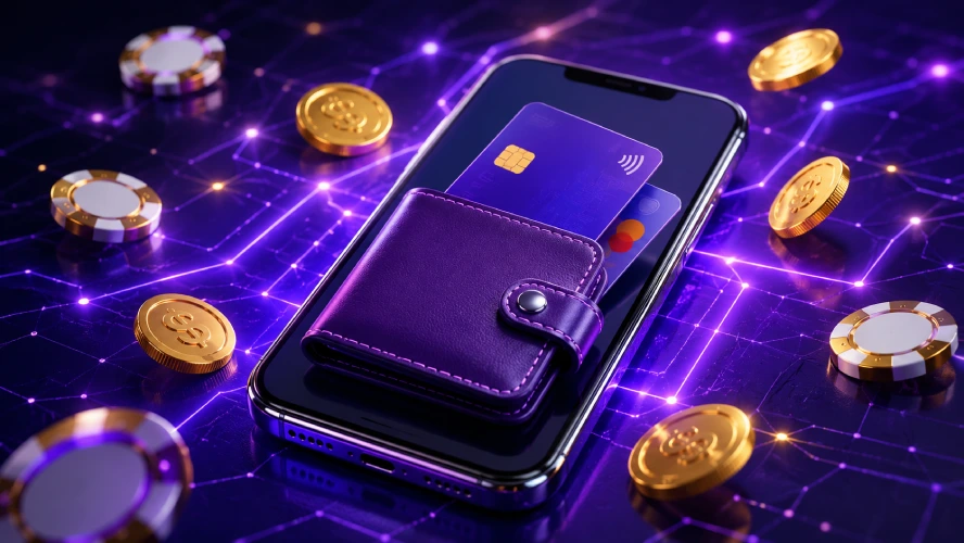 Digital wallet and mobile payment concept for online transactions