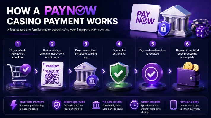 How a PayNow Casino Payment Works