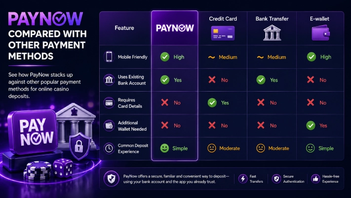 PayNow Compared With Other Payment Methods