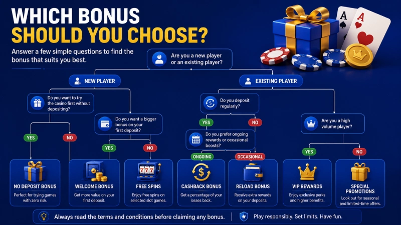 Which online casino bonus to choose