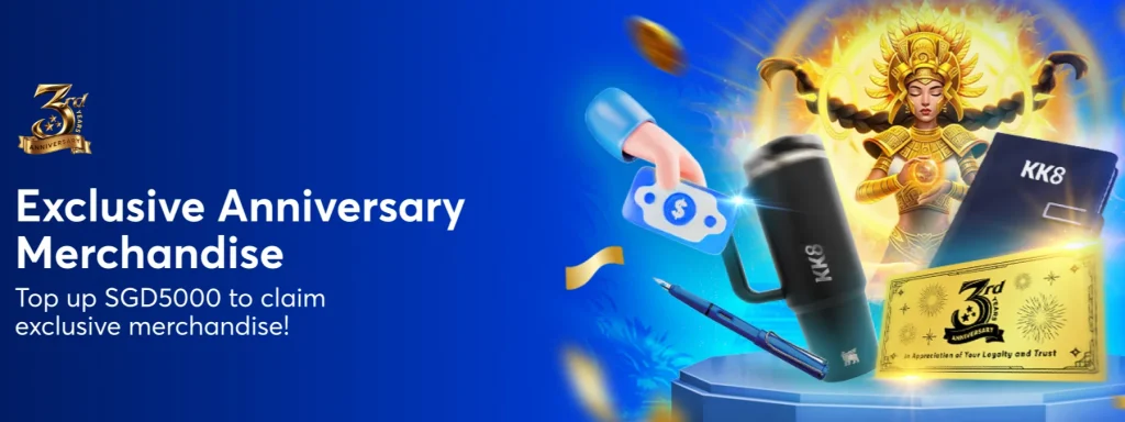 KK8 Anniversary Merchandise promotion