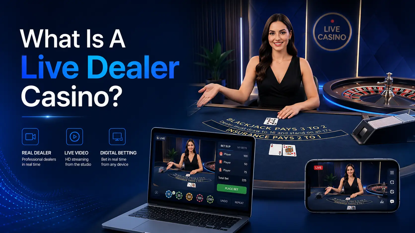 What Is A Live Dealer Casino?