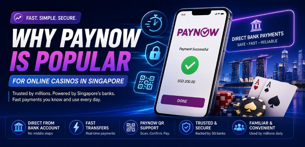 Why PayNow Has Become Popular for Online Casinos in Singapore