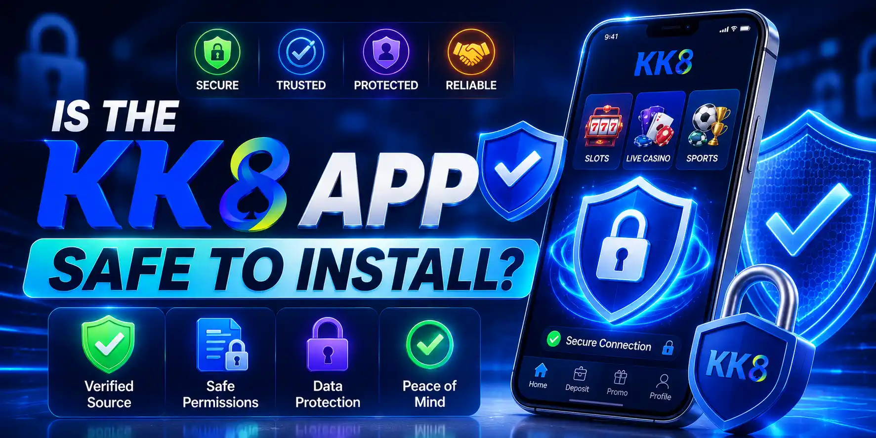 is kk8 app safe
