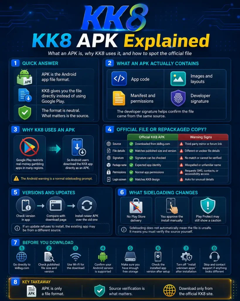 what is kk8 apk
