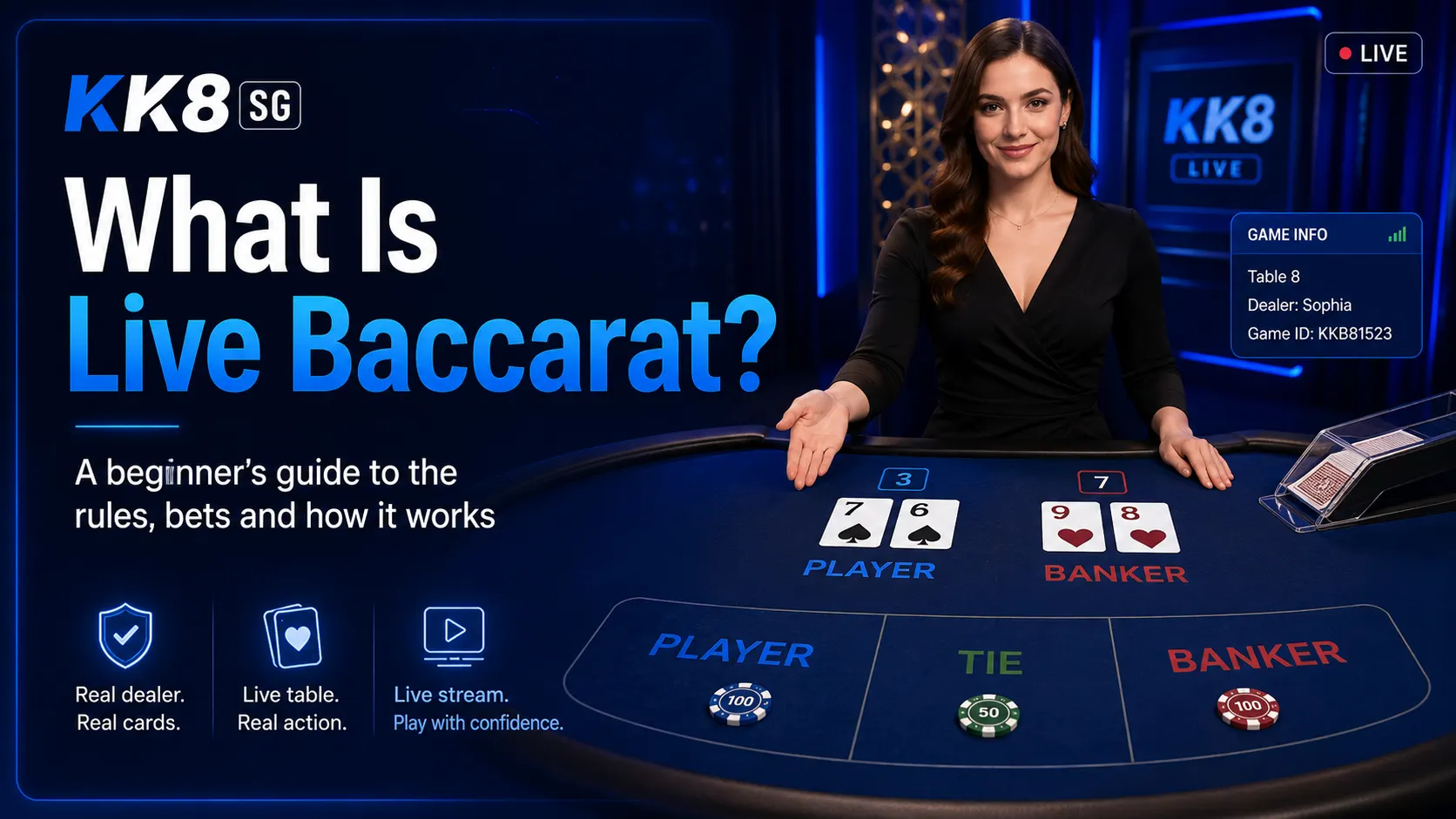 What Is Live Baccarat? How Live Dealer Baccarat Works