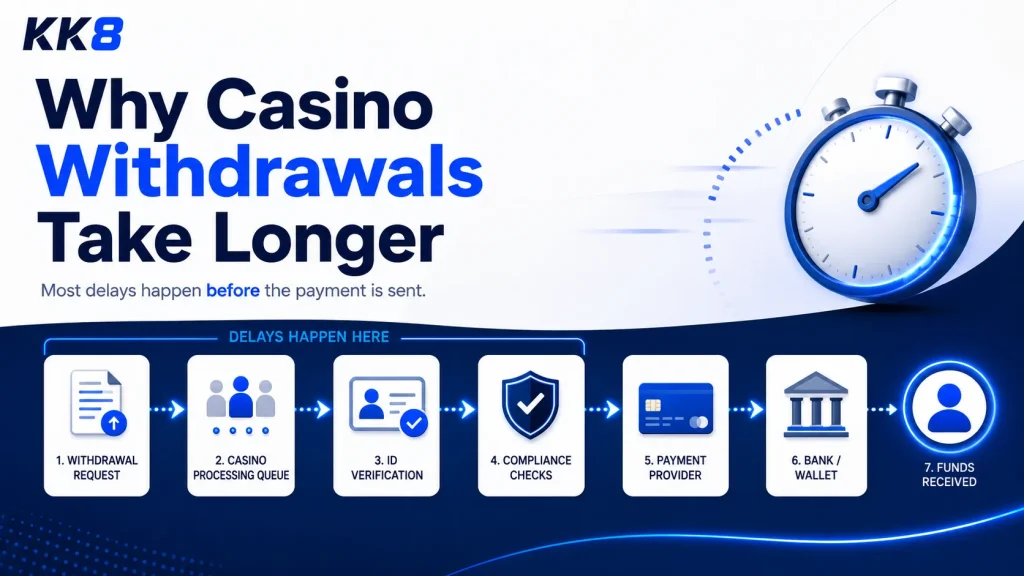Casino withdrawal delay