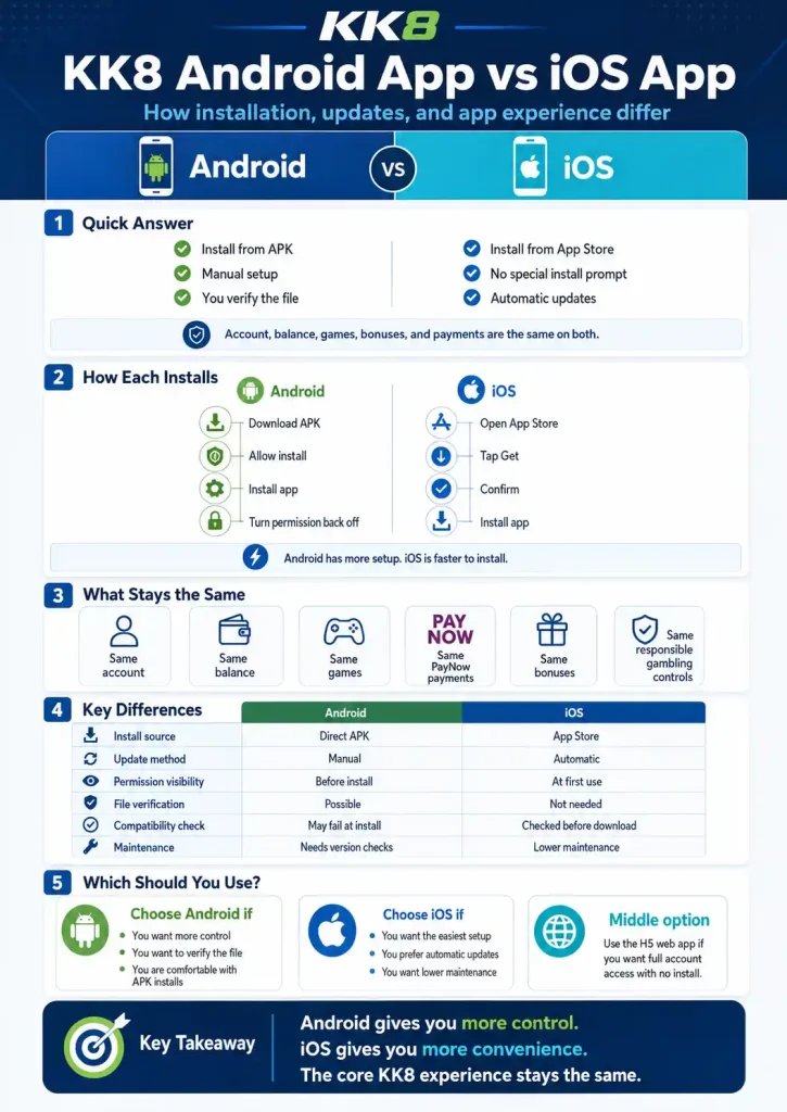 kk8 app android vs ios