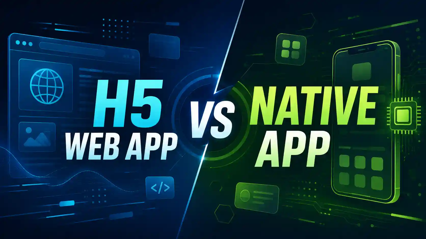 h5 web app vs native app